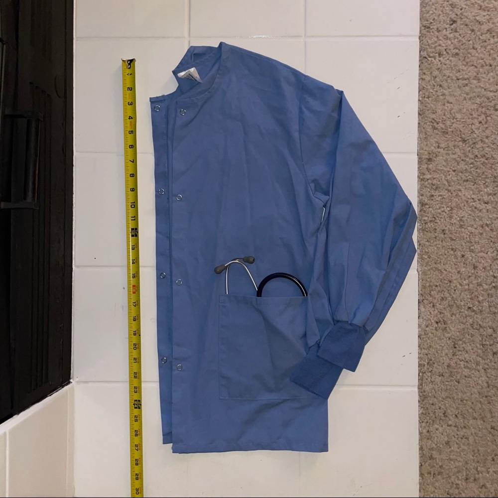 Ceil Blue Scrub Jacket